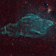 Illustration for article titled Meet the nebula that looks just like a lazing manatee